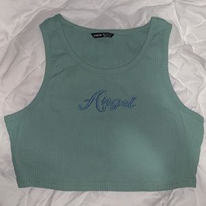 Y2k Angel crop top (fits like medium)